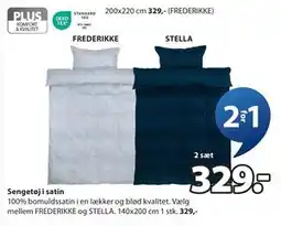 JYSK Sengetøj i satin, DKK 329 tilbud
