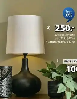 JYSK JOACHIM bordlampe, DKK 250 tilbud