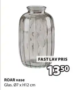 JYSK ROAR vase, DKK 13.5 tilbud