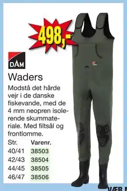 Harald Nyborg Waders, DKK 498 tilbud