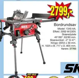 Harald Nyborg Bordrundsav, DKK 2799 tilbud