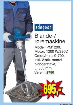 Harald Nyborg Blande-/ røremaskine, DKK 695 tilbud
