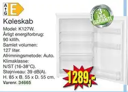 Harald Nyborg Køleskab, DKK 1289 tilbud