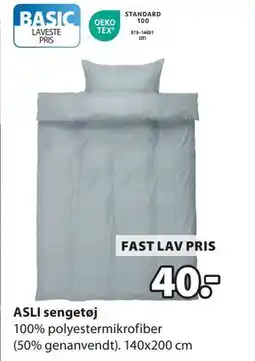 JYSK ASLI sengetøj, DKK 40 tilbud