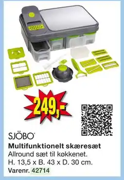 Harald Nyborg Multifunktionelt skæresæt, DKK 249 tilbud
