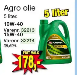 Harald Nyborg Agro olie, DKK 178 tilbud