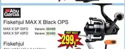 Harald Nyborg Fiskehjul MAX X Black OPS, DKK 299 tilbud