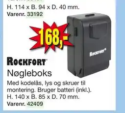 Harald Nyborg Nøgleboks, DKK 168 tilbud