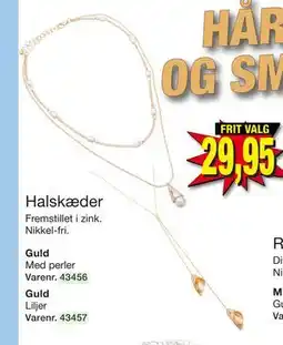 Harald Nyborg Halskæder, DKK 29.95 tilbud