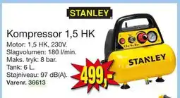Harald Nyborg Kompressor 1,5 HK, DKK 499 tilbud