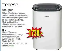 Harald Nyborg Affugter, DKK 1739 tilbud