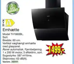 Harald Nyborg Emhætte, DKK 1499 tilbud