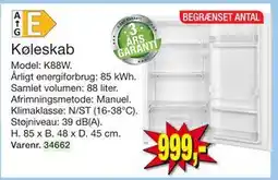 Harald Nyborg Køleskab, DKK 999 tilbud