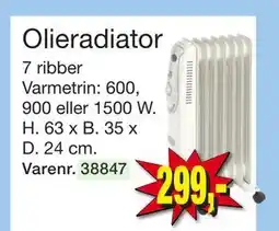 Harald Nyborg Olieradiator, DKK 299 tilbud