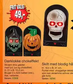 Harald Nyborg Dørklokke chokeffekt, DKK 49 tilbud