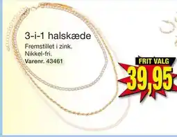 Harald Nyborg 3-i-1 halskæde, DKK 39.95 tilbud