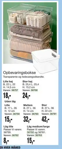 Harald Nyborg Opbevaringsbokse tilbud