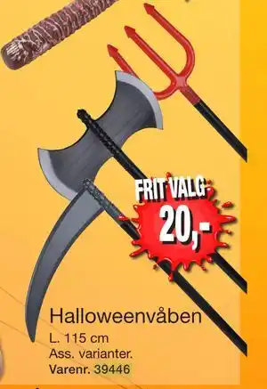 Harald Nyborg Halloweenvåben, DKK 20 tilbud