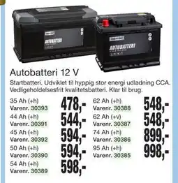 Harald Nyborg Autobatteri 12 V tilbud