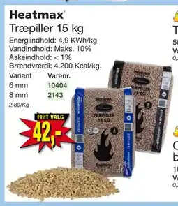 Harald Nyborg Træpiller 15 kg, DKK 42 tilbud