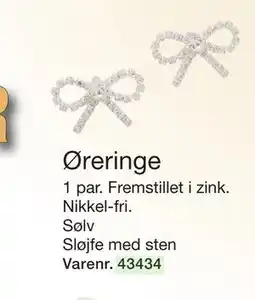 Harald Nyborg Øreringe, DKK 29.95 tilbud