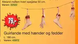 Harald Nyborg Guirlande med hænder og fødder, DKK 79 tilbud