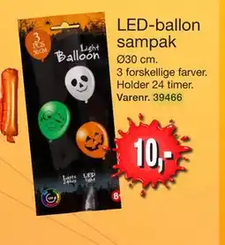 Harald Nyborg LED-ballon sampak, DKK 10 tilbud