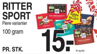 ABC Lavpris RITTER SPORT tilbud