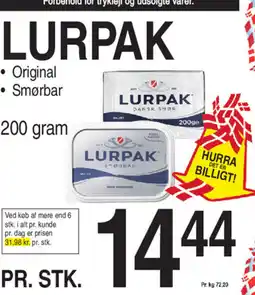 ABC Lavpris LURPAK tilbud