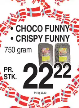 ABC Lavpris Choco funny • crispy funny tilbud