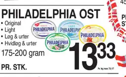 ABC Lavpris PHILADELPHIA OST tilbud