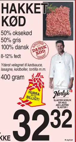 ABC Lavpris HAKKE KØD tilbud