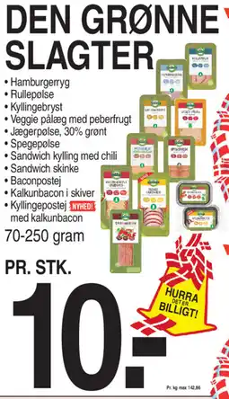ABC Lavpris DEN GRØNNE SLAGTER tilbud