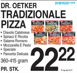 ABC Lavpris DR. OETKER TRADIZIONALE PIZZA tilbud