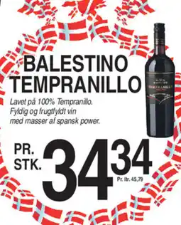 ABC Lavpris BALESTINO TEMPRANILLO tilbud