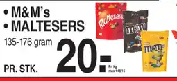 ABC Lavpris M&M's • MALTESERS tilbud