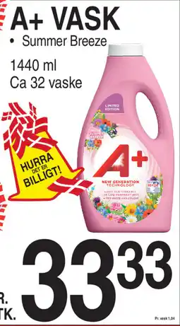 ABC Lavpris A+ VASK tilbud