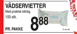 ABC Lavpris VÅDSERVIETTER tilbud