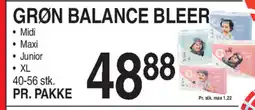 ABC Lavpris GRØN BALANCE BLEER tilbud