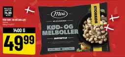 Løvbjerg MOU KØD- OG MELBOLLER Dybfrost tilbud