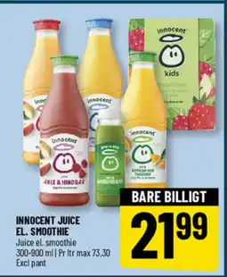 Løvbjerg Innocent juice el. smoothie tilbud