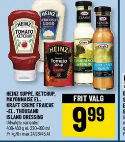 Løvbjerg Heinz suppe, ketchup, mayonnaise el. kraft creme fraiche -el. thousand tilbud