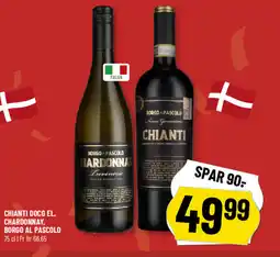 Løvbjerg Chianti docg el. chardonnay, borgo al pascolo tilbud