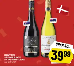 Løvbjerg Frigate cove sauvignon blanc el. ace one shiraz victoria tilbud
