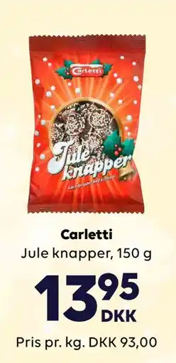 BorderShop Carletti Jule knapper, DKK 13.95 tilbud