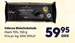 BorderShop Odense Blokchokolade, DKK 59.95 tilbud
