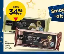 BorderShop Odense Blokchokolade, DKK 34.95 tilbud