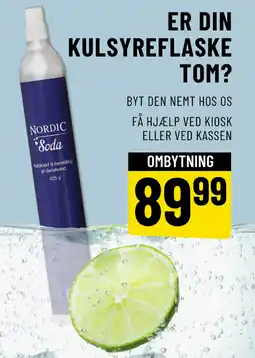 Løvbjerg ER DIN KULSYREFLASKE TOM? tilbud