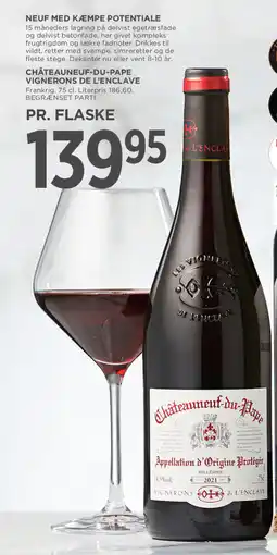 MENY Châteauneuf-du-pape vignerons de l'enclave tilbud