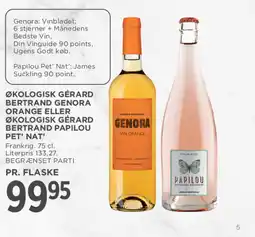 MENY Økologisk gérard bertrand genora orange eller økologisk gérard bertrand papilou pet' nat' tilbud